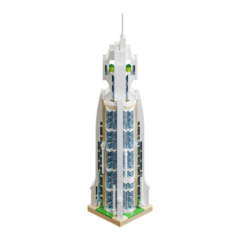 Infinity Skyspire, a micro brick model
