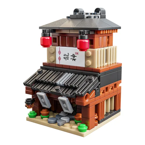 Kyoto Machiya, a micro brick model
